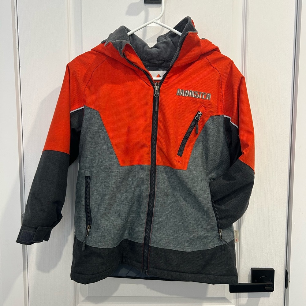 Monster-Winter Coat Sz8 Boys